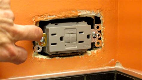 electrical outlet box loose|repair broken electrical outlet box.